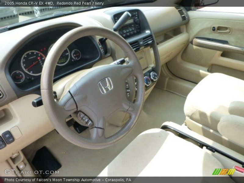 Redondo Red Pearl / Ivory 2005 Honda CR-V EX 4WD