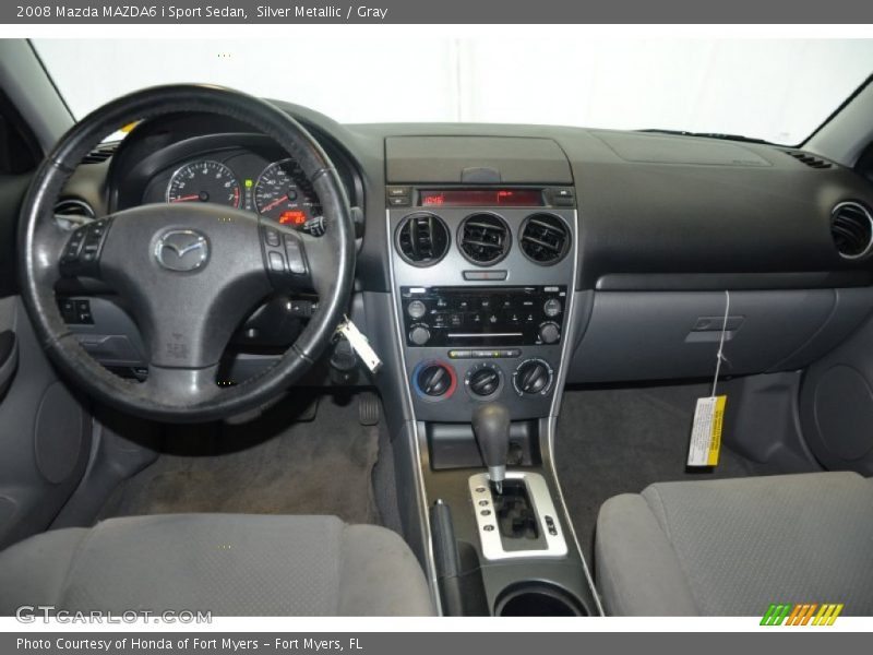 Silver Metallic / Gray 2008 Mazda MAZDA6 i Sport Sedan