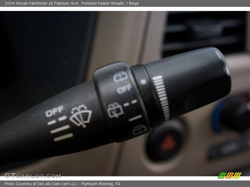Polished Pewter Metallic / Beige 2004 Nissan Pathfinder LE Platinum 4x4