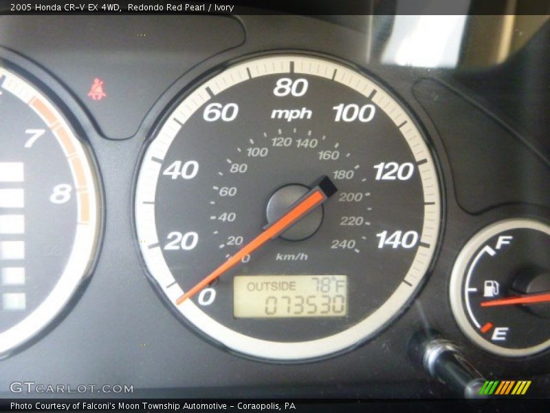 Redondo Red Pearl / Ivory 2005 Honda CR-V EX 4WD