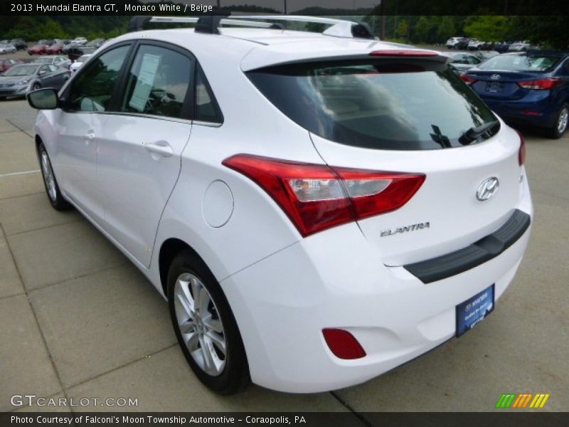 Monaco White / Beige 2013 Hyundai Elantra GT