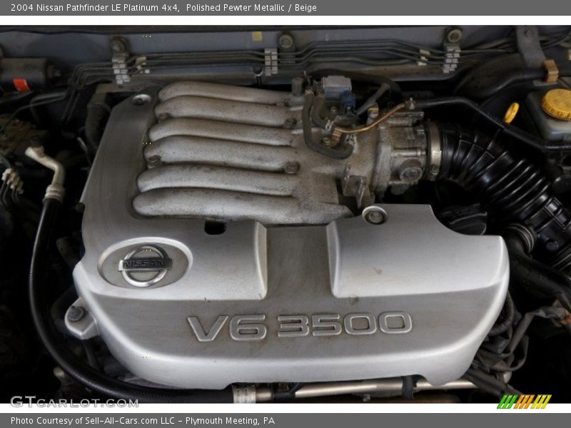 Polished Pewter Metallic / Beige 2004 Nissan Pathfinder LE Platinum 4x4