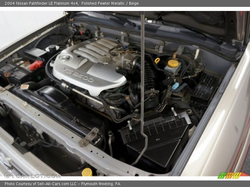 Polished Pewter Metallic / Beige 2004 Nissan Pathfinder LE Platinum 4x4