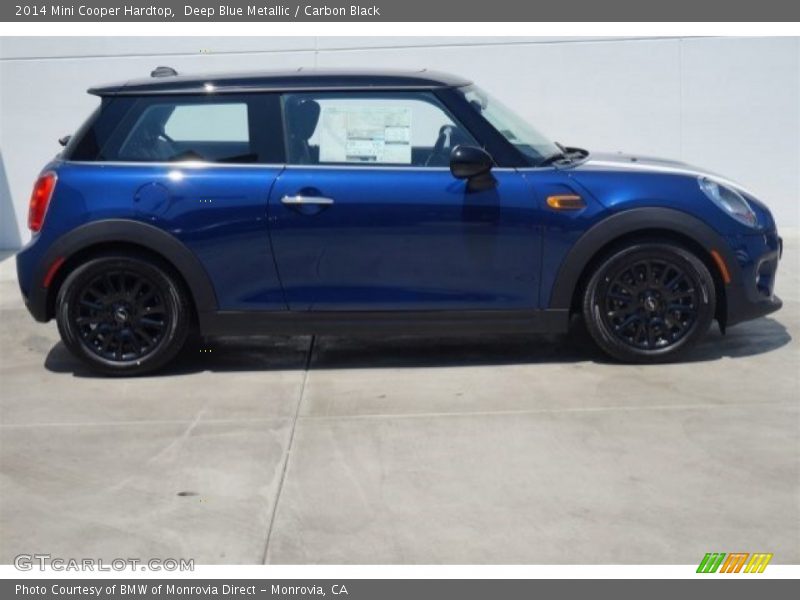 Deep Blue Metallic / Carbon Black 2014 Mini Cooper Hardtop