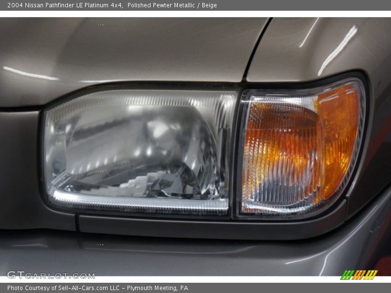 Polished Pewter Metallic / Beige 2004 Nissan Pathfinder LE Platinum 4x4