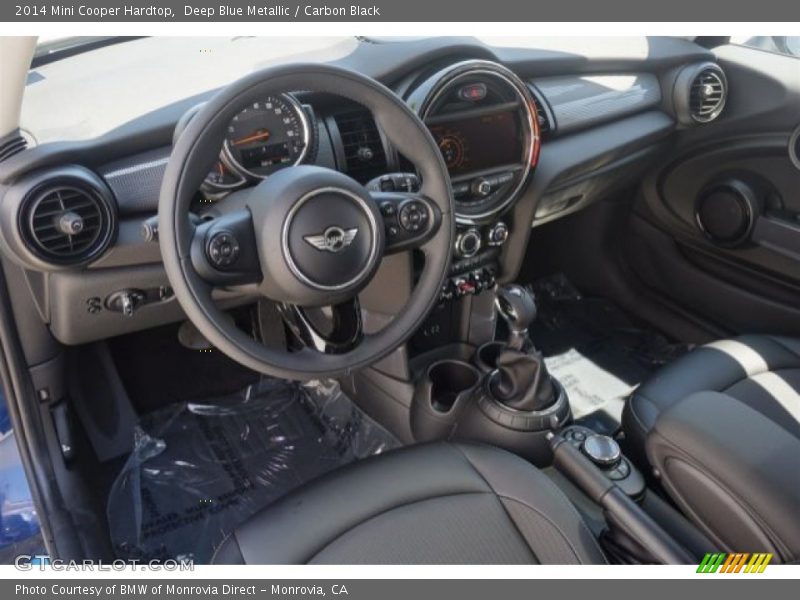 Deep Blue Metallic / Carbon Black 2014 Mini Cooper Hardtop
