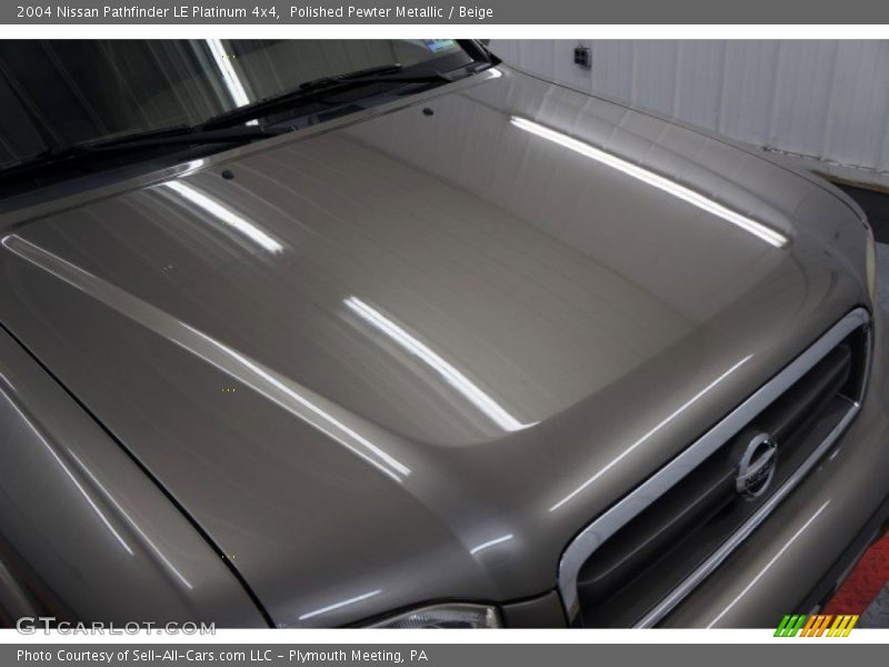 Polished Pewter Metallic / Beige 2004 Nissan Pathfinder LE Platinum 4x4