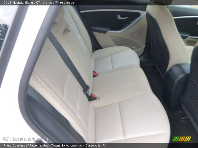 Monaco White / Beige 2013 Hyundai Elantra GT