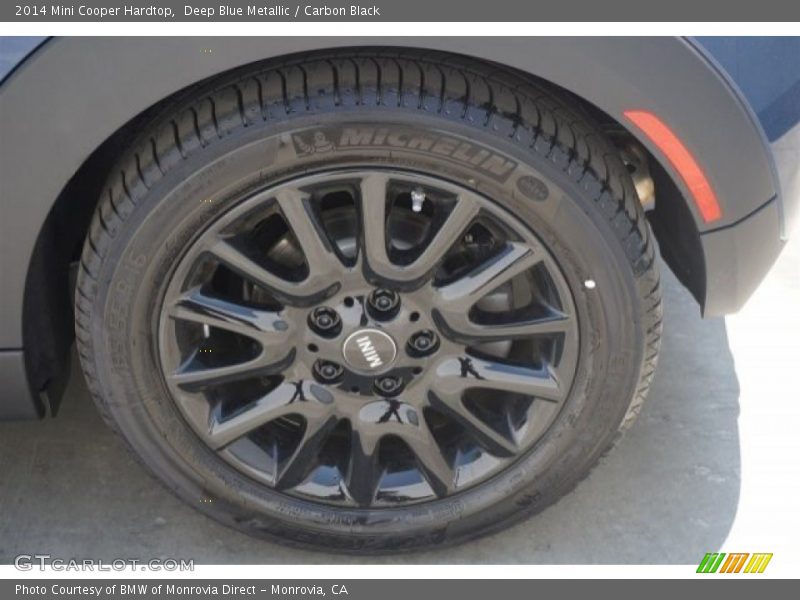 Deep Blue Metallic / Carbon Black 2014 Mini Cooper Hardtop