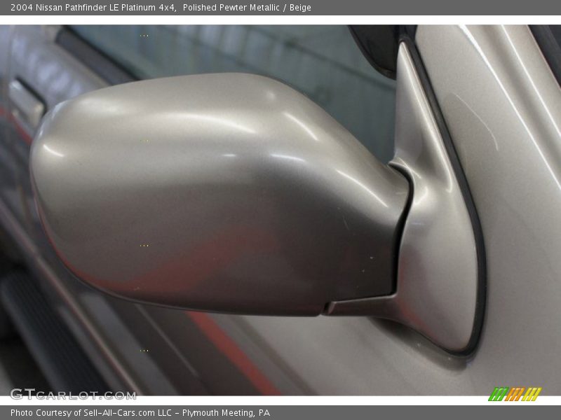 Polished Pewter Metallic / Beige 2004 Nissan Pathfinder LE Platinum 4x4