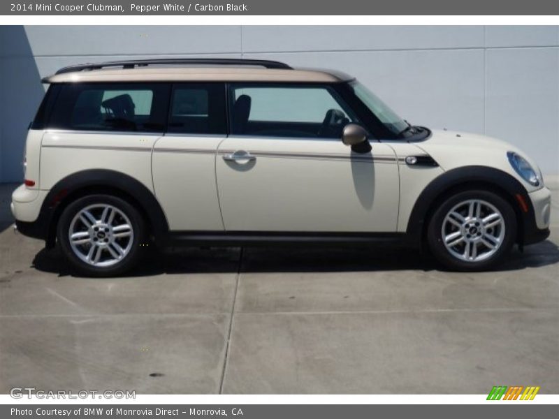 Pepper White / Carbon Black 2014 Mini Cooper Clubman