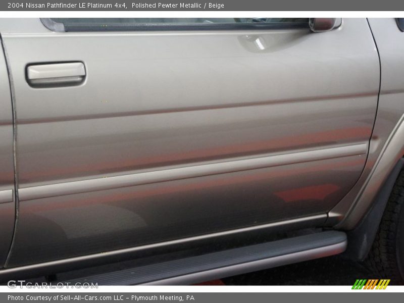 Polished Pewter Metallic / Beige 2004 Nissan Pathfinder LE Platinum 4x4