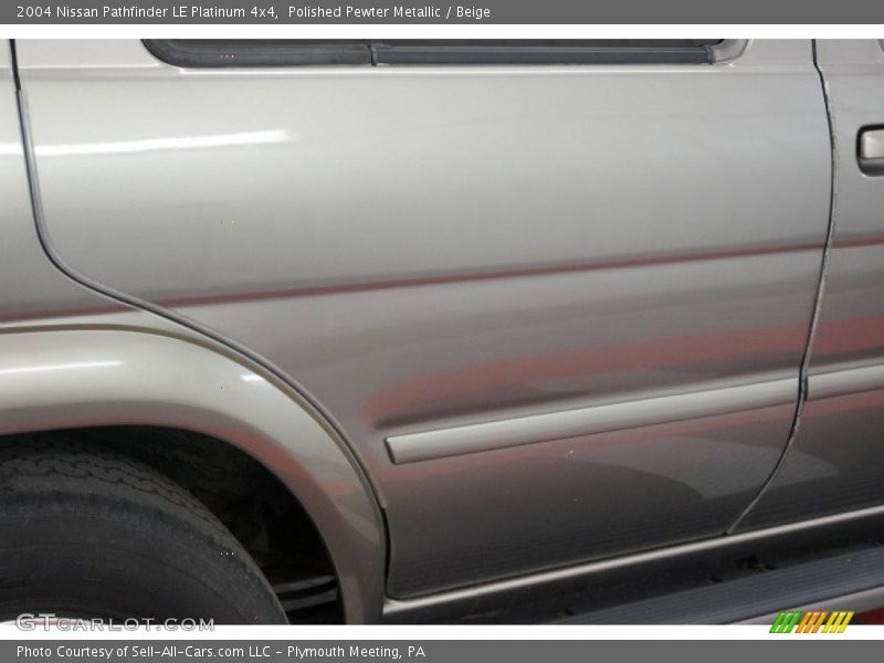 Polished Pewter Metallic / Beige 2004 Nissan Pathfinder LE Platinum 4x4