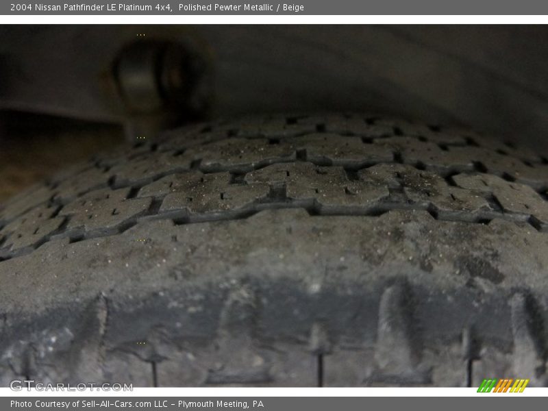Polished Pewter Metallic / Beige 2004 Nissan Pathfinder LE Platinum 4x4