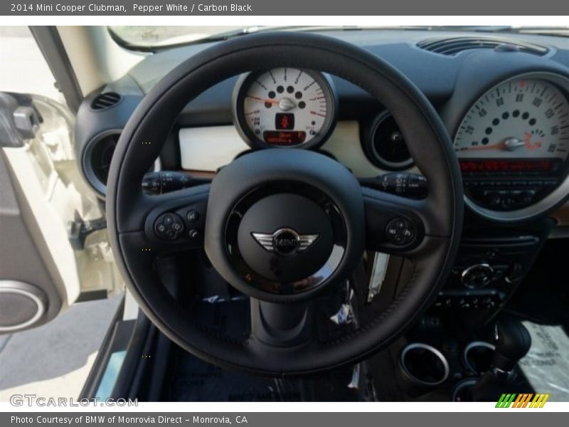 Pepper White / Carbon Black 2014 Mini Cooper Clubman