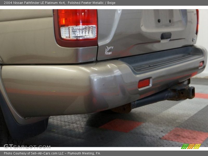 Polished Pewter Metallic / Beige 2004 Nissan Pathfinder LE Platinum 4x4