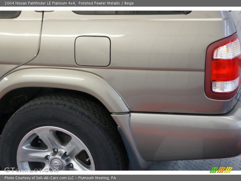 Polished Pewter Metallic / Beige 2004 Nissan Pathfinder LE Platinum 4x4