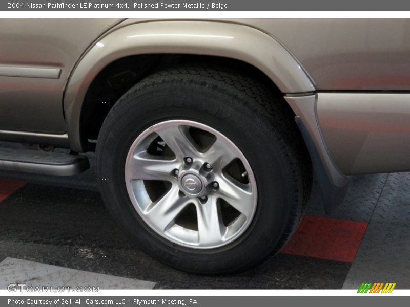 Polished Pewter Metallic / Beige 2004 Nissan Pathfinder LE Platinum 4x4