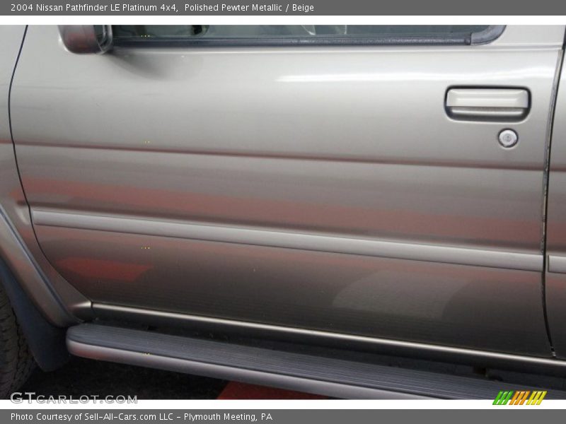 Polished Pewter Metallic / Beige 2004 Nissan Pathfinder LE Platinum 4x4