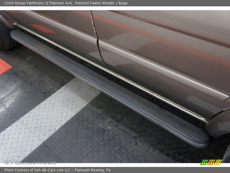Polished Pewter Metallic / Beige 2004 Nissan Pathfinder LE Platinum 4x4