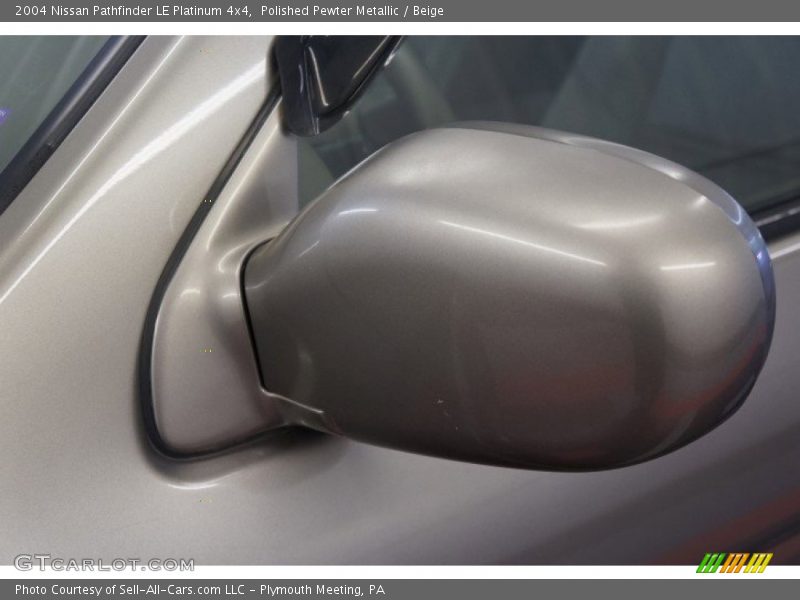 Polished Pewter Metallic / Beige 2004 Nissan Pathfinder LE Platinum 4x4