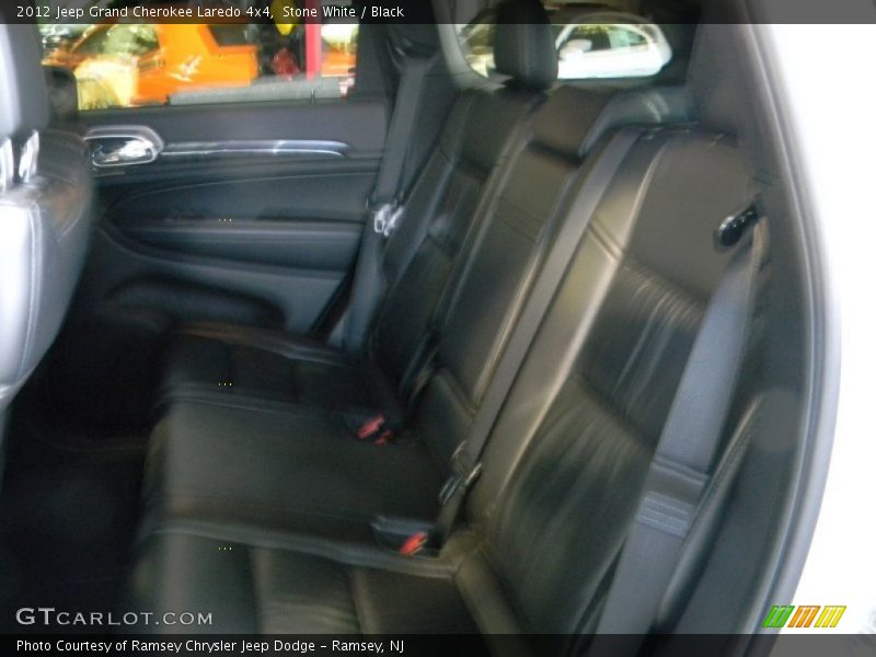 Stone White / Black 2012 Jeep Grand Cherokee Laredo 4x4