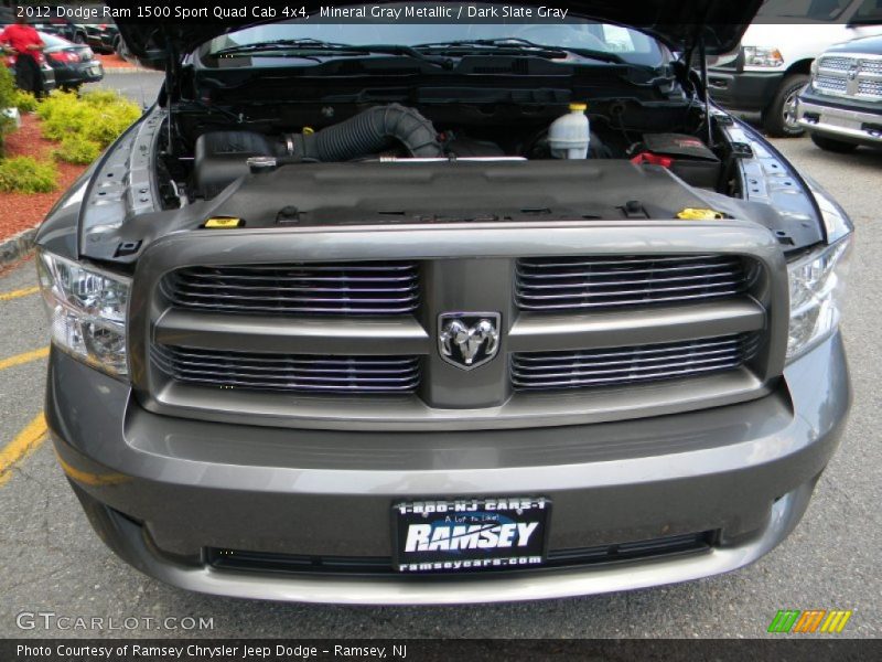 Mineral Gray Metallic / Dark Slate Gray 2012 Dodge Ram 1500 Sport Quad Cab 4x4