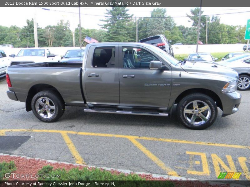 Mineral Gray Metallic / Dark Slate Gray 2012 Dodge Ram 1500 Sport Quad Cab 4x4