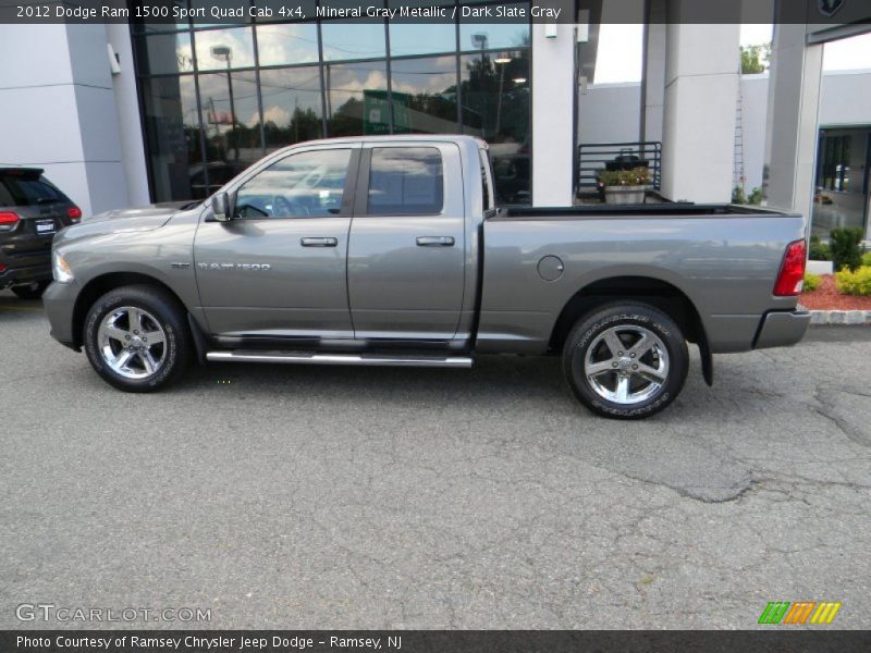 Mineral Gray Metallic / Dark Slate Gray 2012 Dodge Ram 1500 Sport Quad Cab 4x4