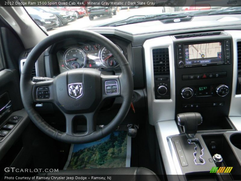 Mineral Gray Metallic / Dark Slate Gray 2012 Dodge Ram 1500 Sport Quad Cab 4x4