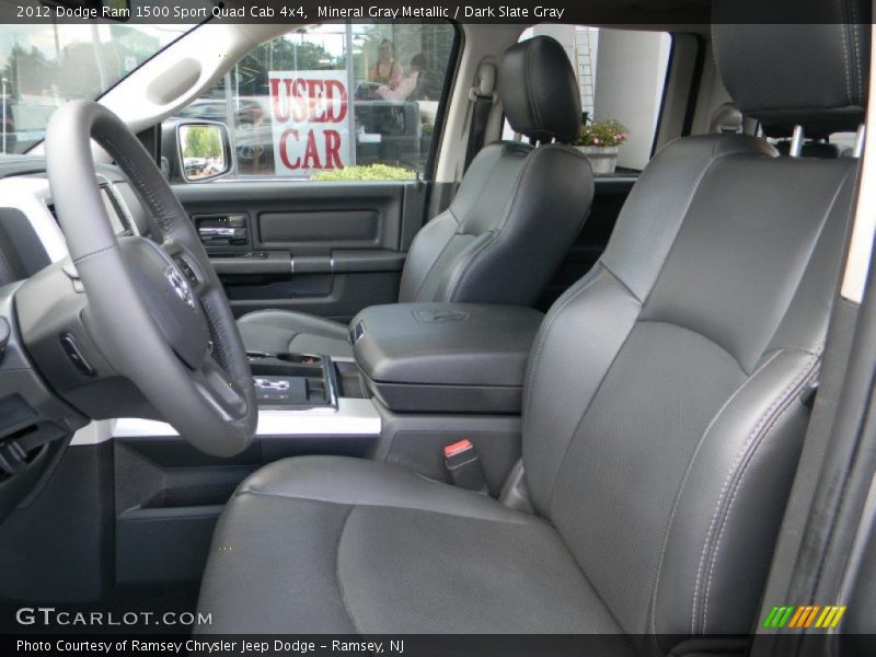 Mineral Gray Metallic / Dark Slate Gray 2012 Dodge Ram 1500 Sport Quad Cab 4x4