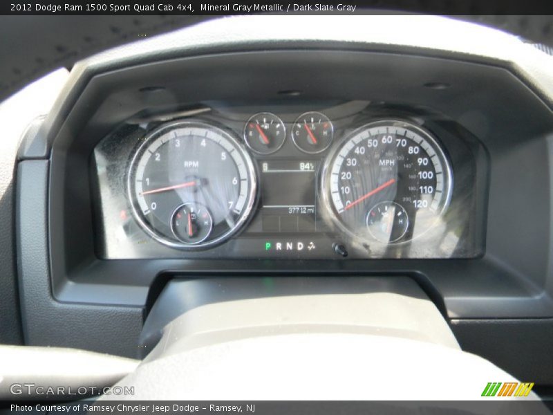 Mineral Gray Metallic / Dark Slate Gray 2012 Dodge Ram 1500 Sport Quad Cab 4x4