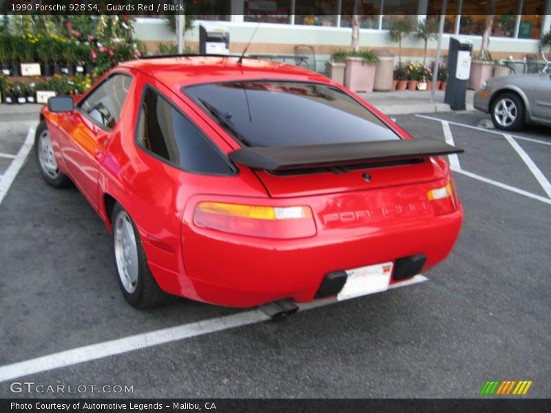 Guards Red / Black 1990 Porsche 928 S4