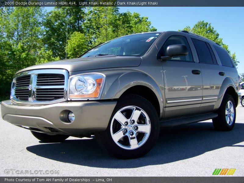 Light Khaki Metallic / Dark Khaki/Light Khaki 2006 Dodge Durango Limited HEMI 4x4