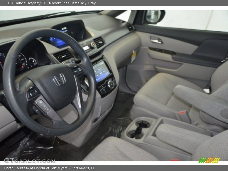 Modern Steel Metallic / Gray 2014 Honda Odyssey EX