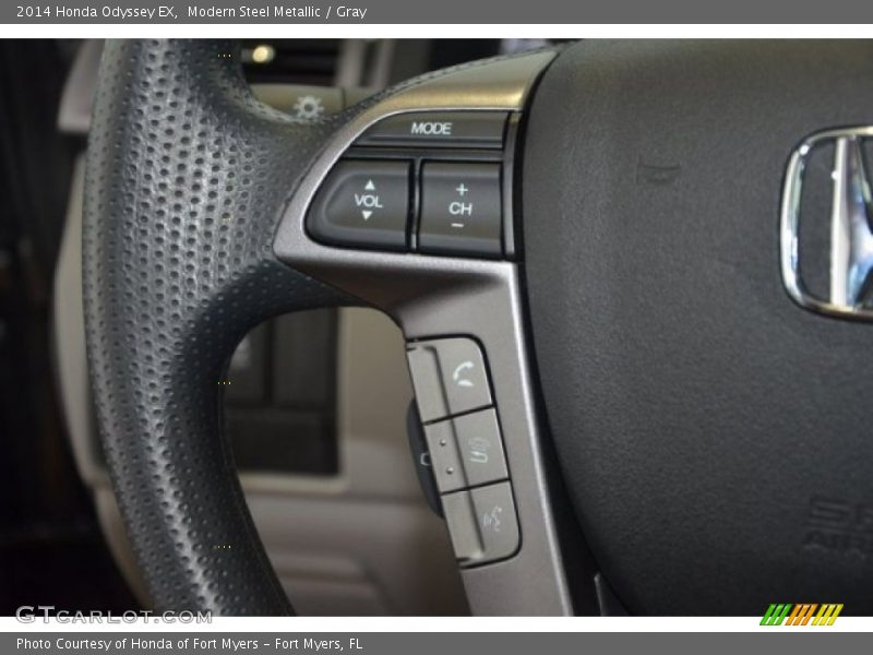 Modern Steel Metallic / Gray 2014 Honda Odyssey EX