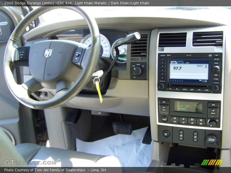 Light Khaki Metallic / Dark Khaki/Light Khaki 2006 Dodge Durango Limited HEMI 4x4