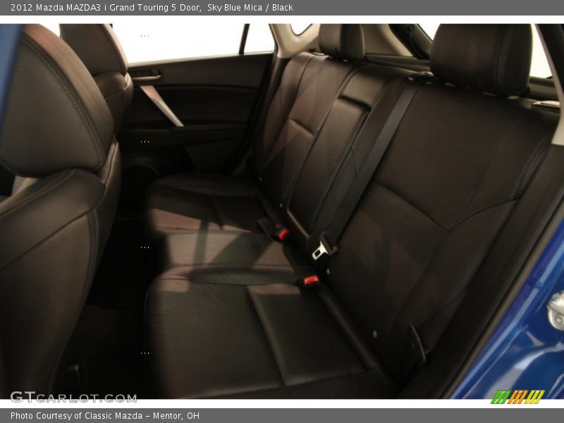 Sky Blue Mica / Black 2012 Mazda MAZDA3 i Grand Touring 5 Door