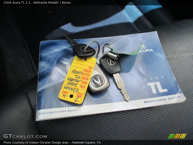 Anthracite Metallic / Ebony 2004 Acura TL 3.2