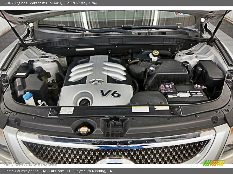 Liquid Silver / Gray 2007 Hyundai Veracruz GLS AWD
