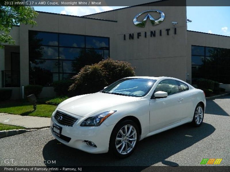Moonlight White / Wheat 2013 Infiniti G 37 x AWD Coupe
