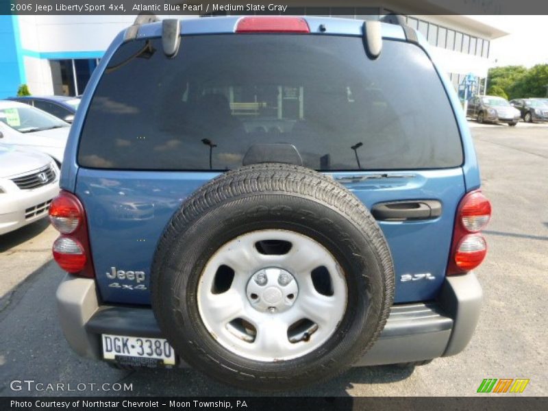 Atlantic Blue Pearl / Medium Slate Gray 2006 Jeep Liberty Sport 4x4
