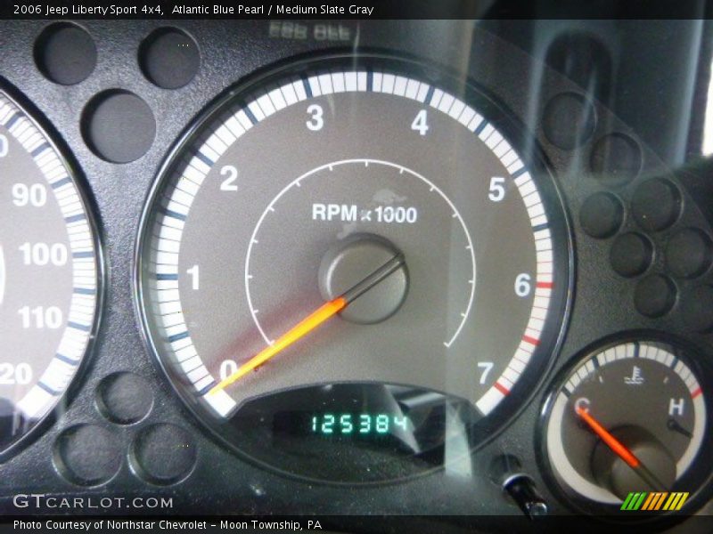 Atlantic Blue Pearl / Medium Slate Gray 2006 Jeep Liberty Sport 4x4