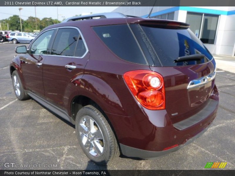 Cardinal Red Metallic / Brownstone/Jet Black 2011 Chevrolet Equinox LTZ AWD