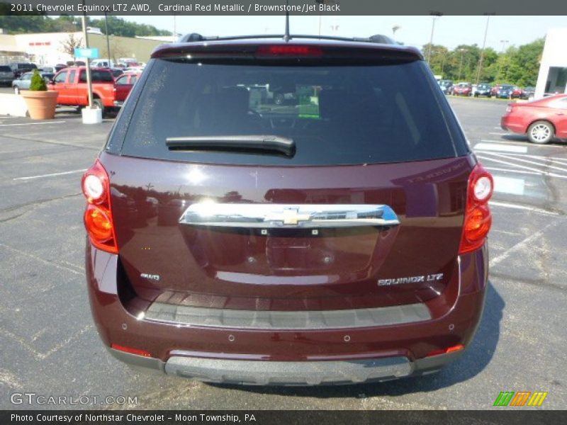 Cardinal Red Metallic / Brownstone/Jet Black 2011 Chevrolet Equinox LTZ AWD