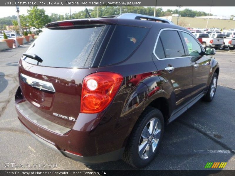 Cardinal Red Metallic / Brownstone/Jet Black 2011 Chevrolet Equinox LTZ AWD