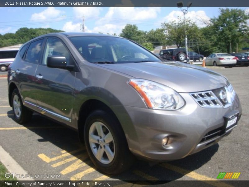 Platinum Graphite / Black 2012 Nissan Rogue S AWD