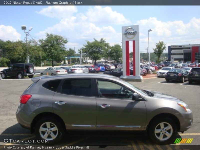 Platinum Graphite / Black 2012 Nissan Rogue S AWD
