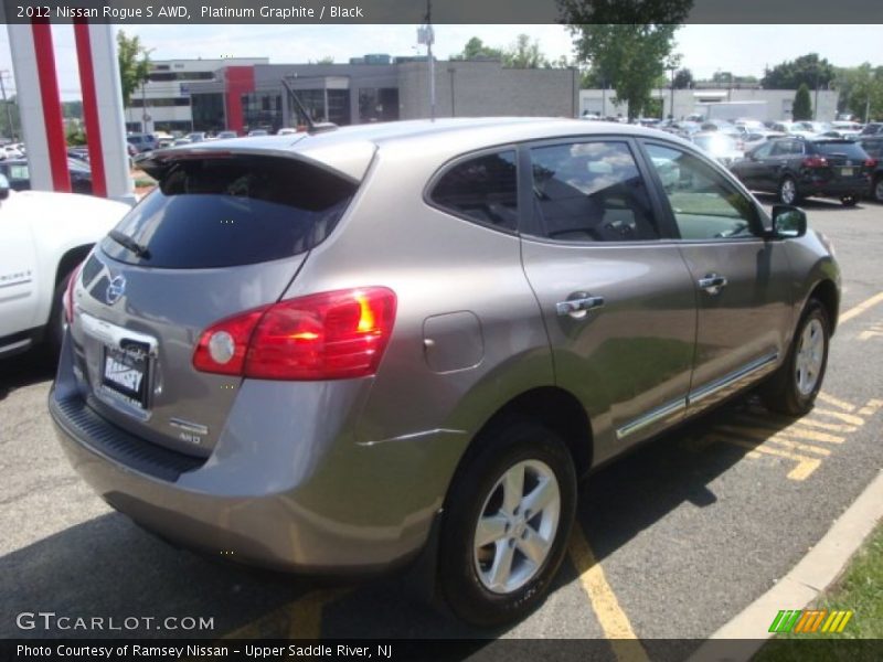 Platinum Graphite / Black 2012 Nissan Rogue S AWD