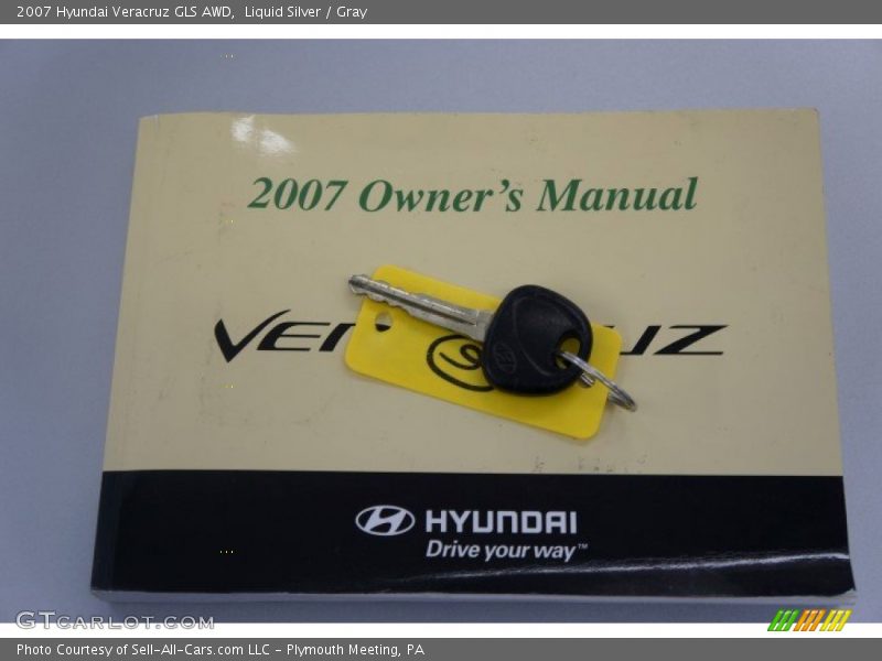 Liquid Silver / Gray 2007 Hyundai Veracruz GLS AWD